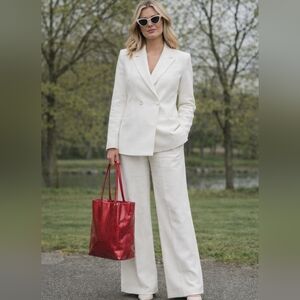 MARC JACOBS FRAGRANCE RED SHIMMER TOTE BAG